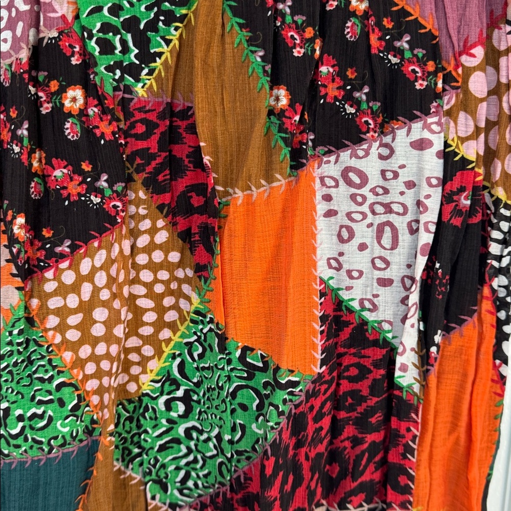 Fate Multicolor Patchwork Blouse - Picture 5 of 7